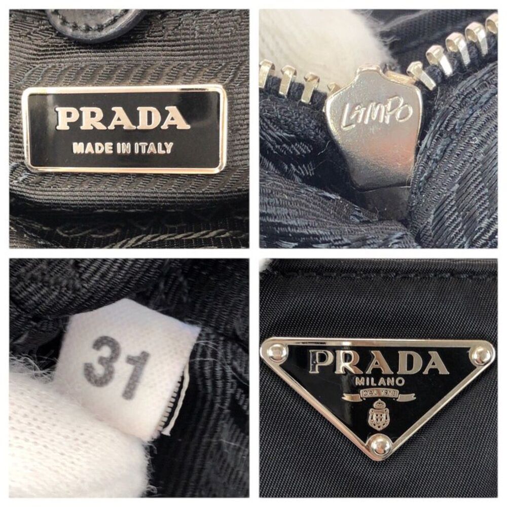 Prada Nylon Tessuto Triangle Logo Tote - Picture 4 of 10
